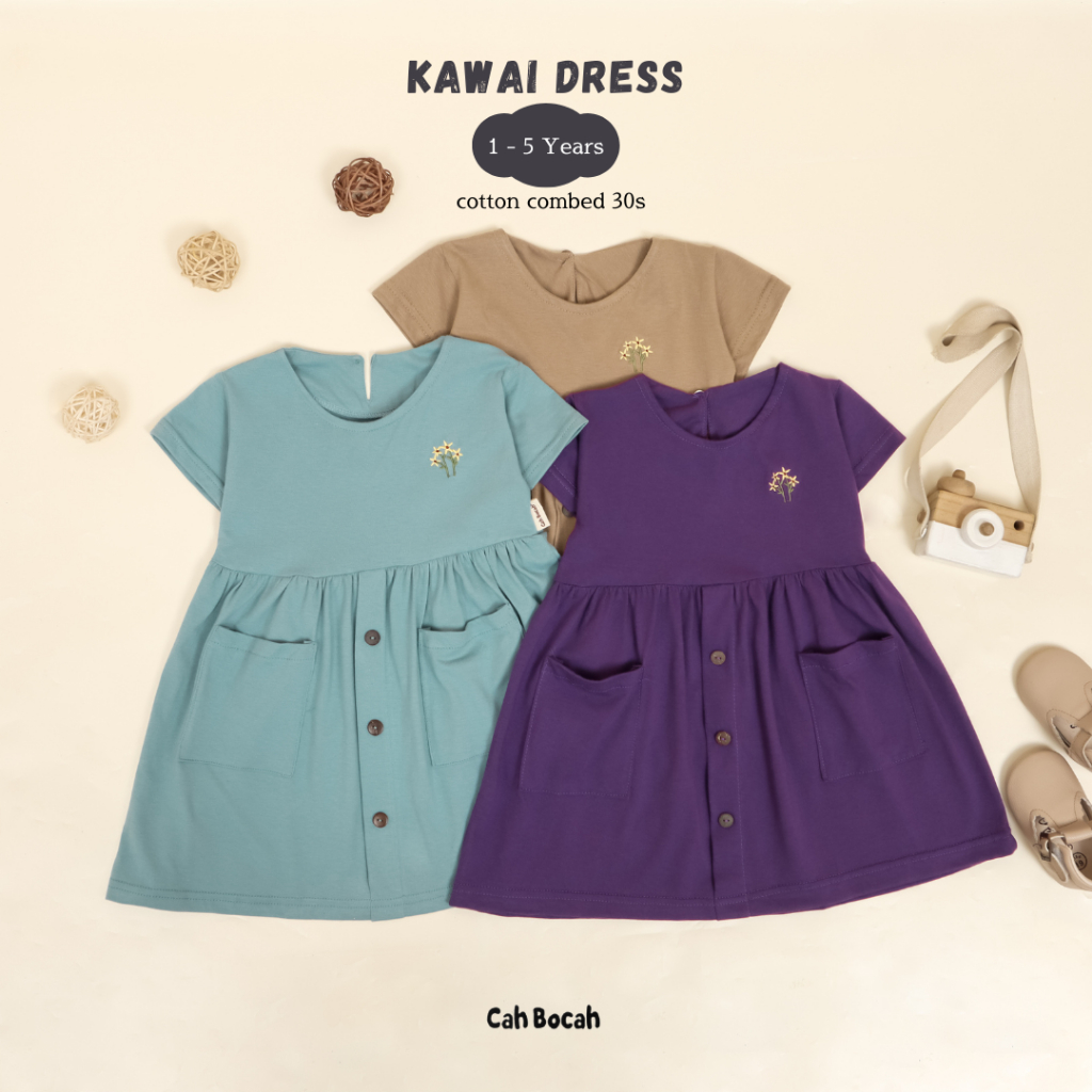 Cah Bocah Kawai Dress Anak Perempuan