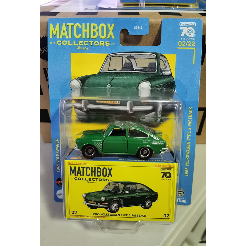 MATCHBOX COLLECTORS MBX 1965 VOLKSWAGEN TYPE 3 FASTBACK