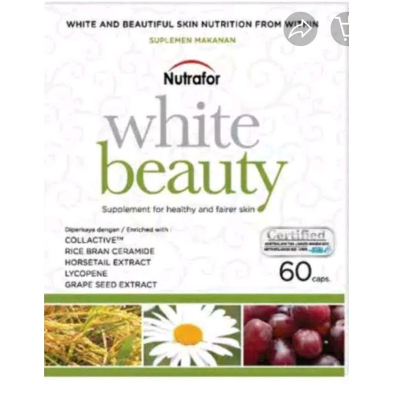 white beauty collagen kapsul isi 60
