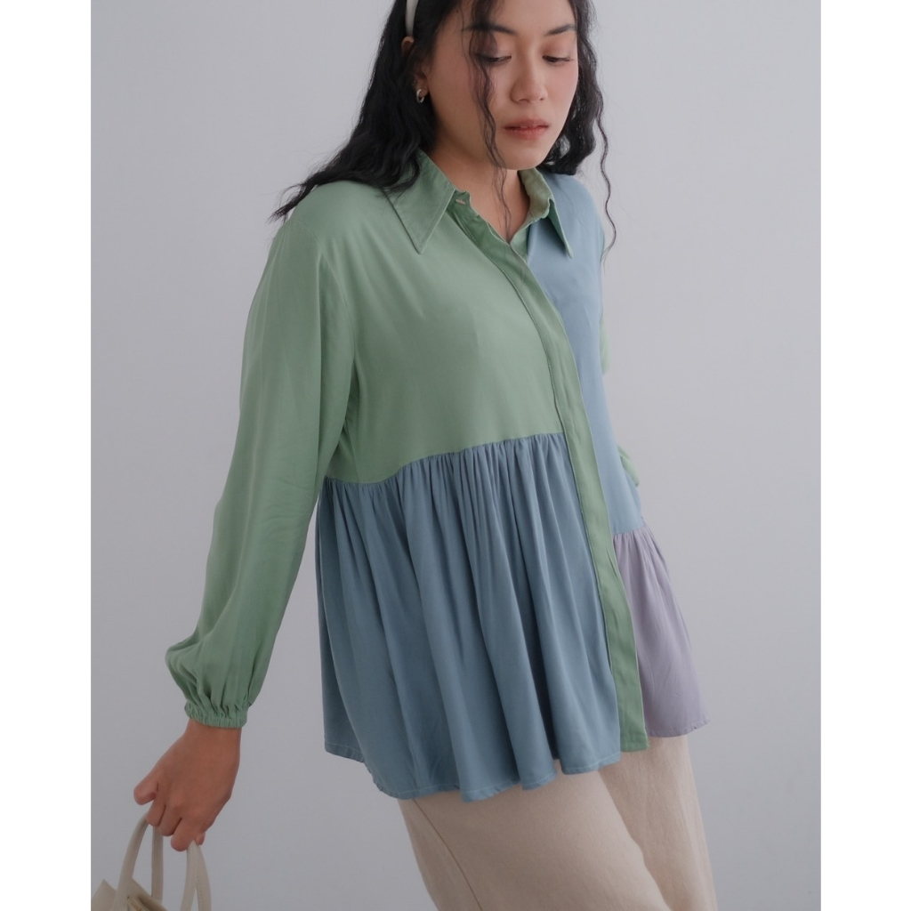 Myrubylicious SONJA SHIRT KODE BN2673 | SHIRT | KEMEJA WANITA | KEMEJA RAYON