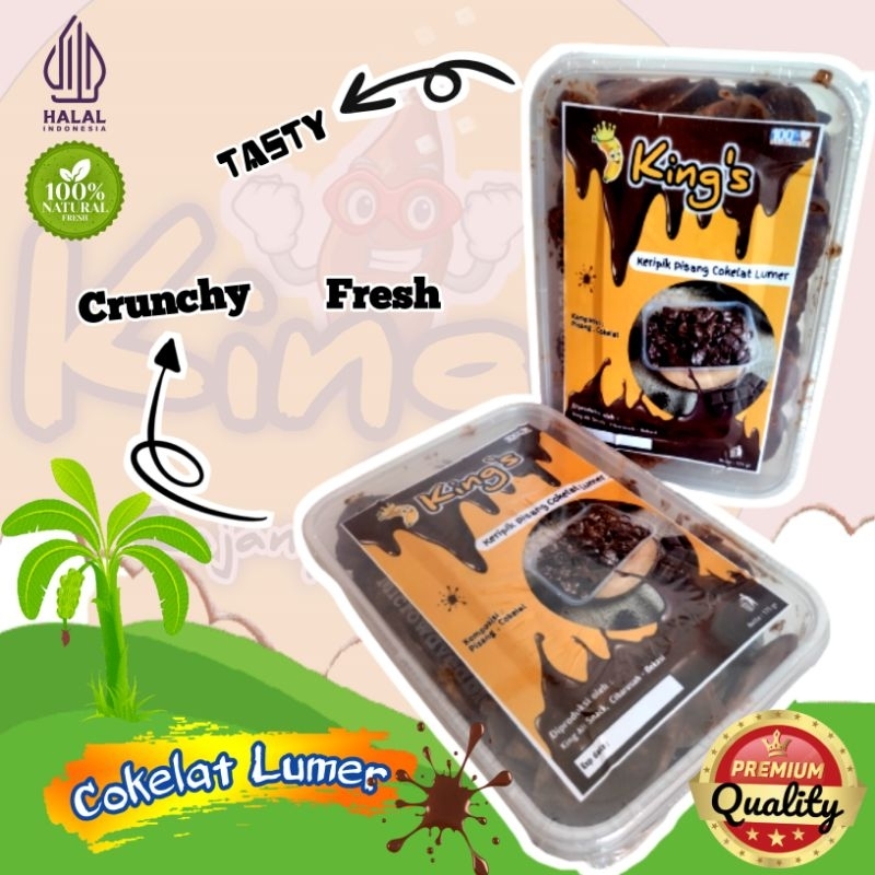 

Keripik Pisang Cokelat Lumer / Banana Melted 175 g
