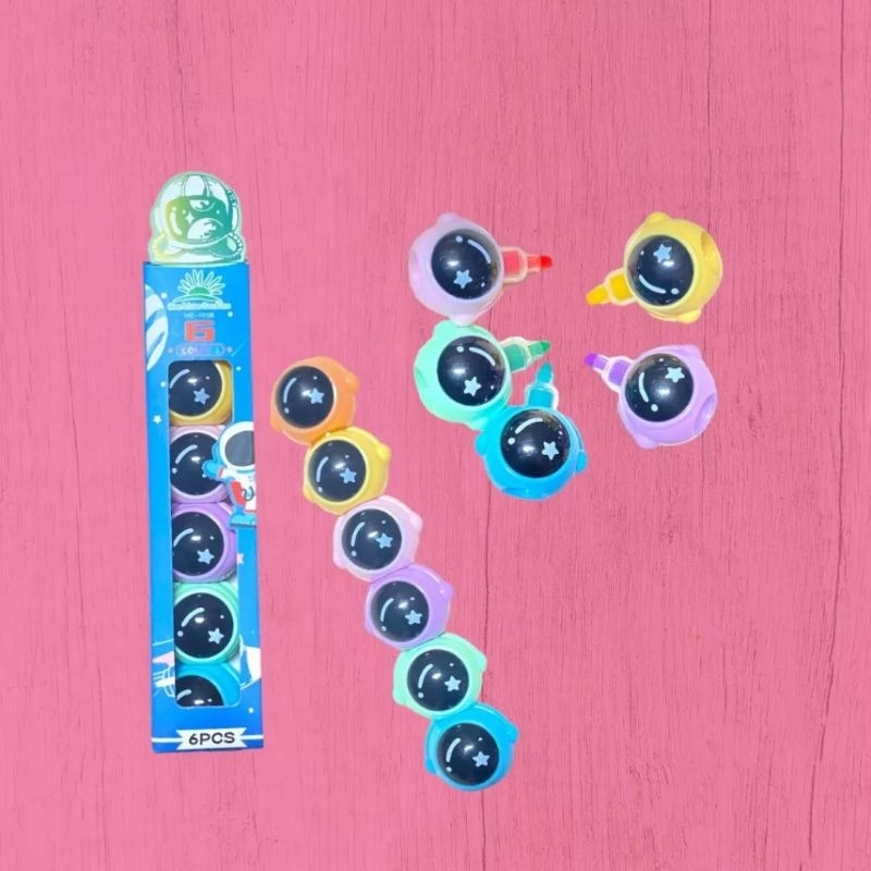 

STABILO/HIGHLIGHTER PENANDA MOTIF ASTRONOT ISI 6 WARNA