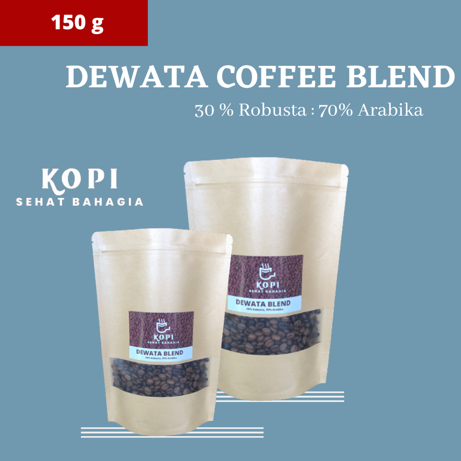 

Dewata Coffee Blend 30% Robusta 70% Arabika 150gr-Kopisehatbahagia