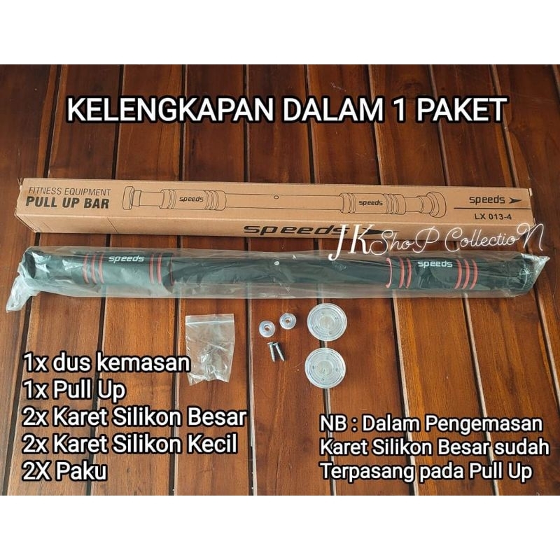 ORIGINAL MERK SPEEDS Pull Up Bar SPEEDS / Chin Up / Iron Gym Alat Fitnes dirumah doorway