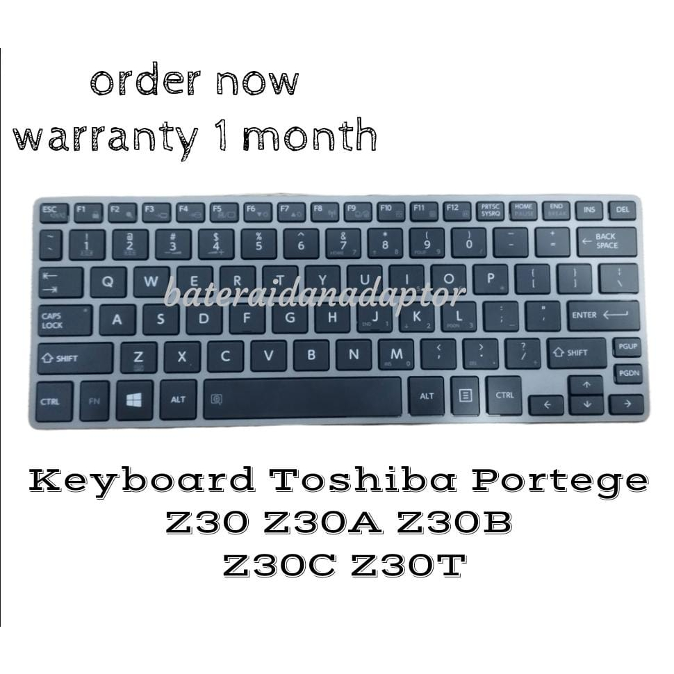 Keyboard Toshiba Portege Z30 Z30A Z30B Z30C Z30T
