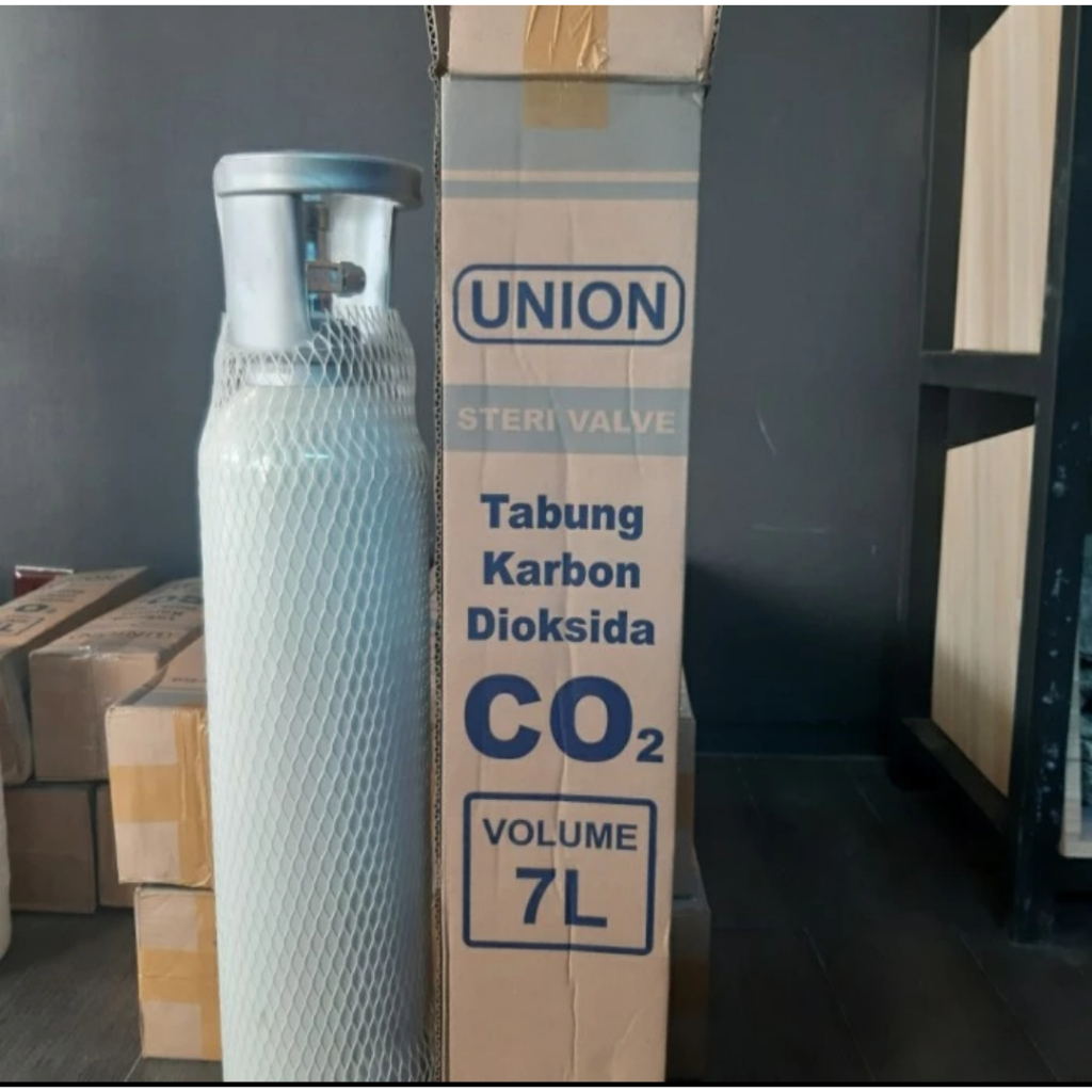 Tabung Co2 besi 5kg (1m3) + sudah isi tabung co2 aquascape khusus Instan kurir