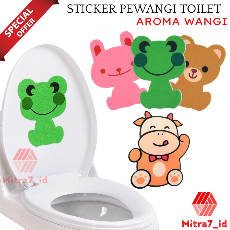 [M7] TEMPELAN STICKER PEWANGI TOILET CLOSET / STICKER PENGHARUM KAMAR MANDI / STICKER PEWANGI RUANGAN