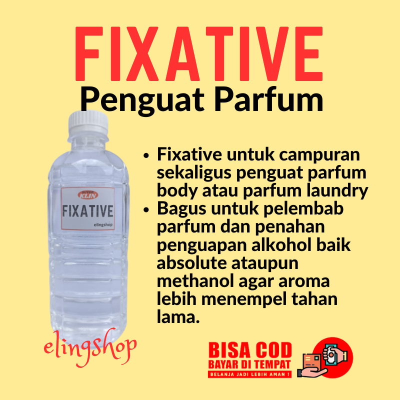 Fixative Fixativ Fixatif Cairan Pelarut Penguat Parfum 1 Liter