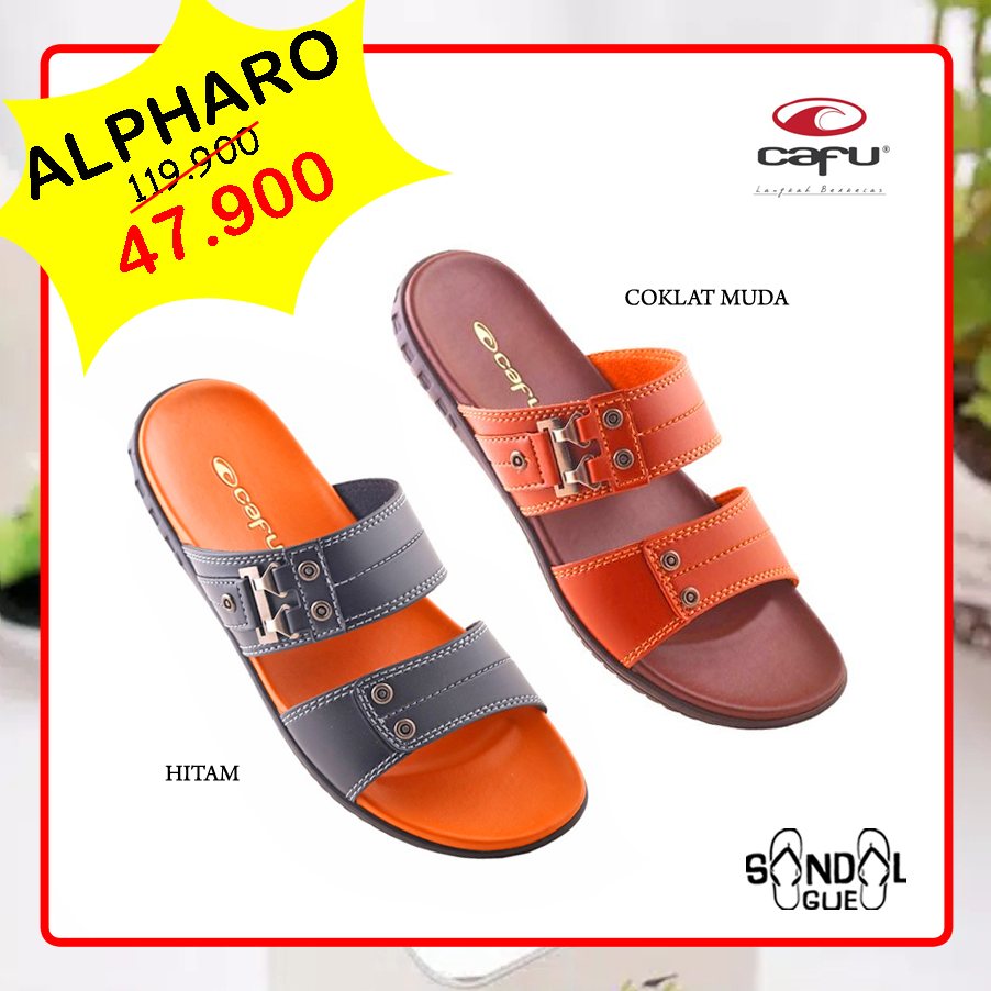 PROMO SANDAL PRIA KEKINIAN CAFU ALPHARO BLADE CYBER GOMEZ 100% BARU