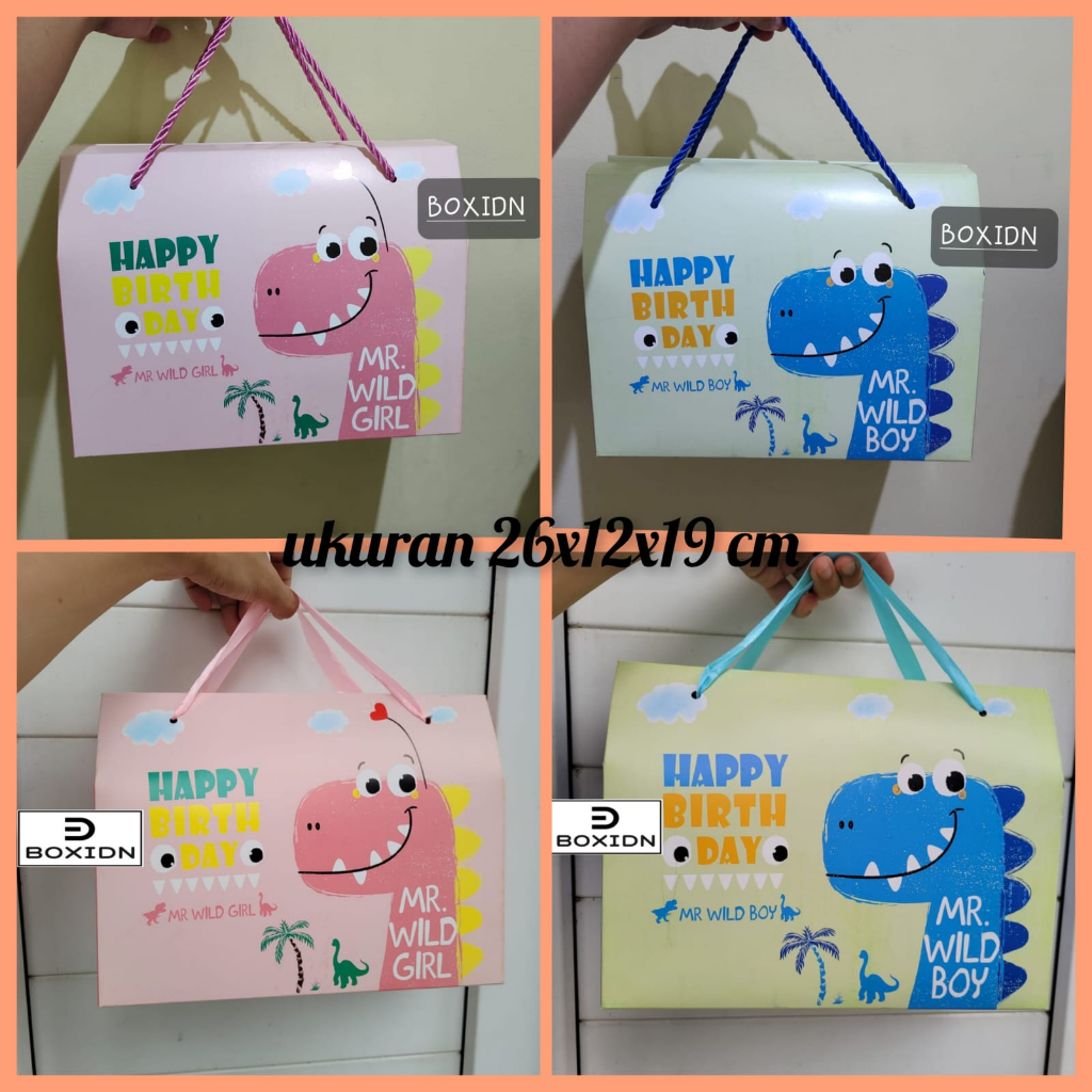 

Large Box Souvenir Ulang Tahun Anak Goodie Bag Snack Ultah Souvenir Kotak Bingkisan Snack Bday Packaging Souvenir Ultah Box Baby Boy Box Baby Girl Ulang Tahun Bayi Ulang Tahun Anak DINO