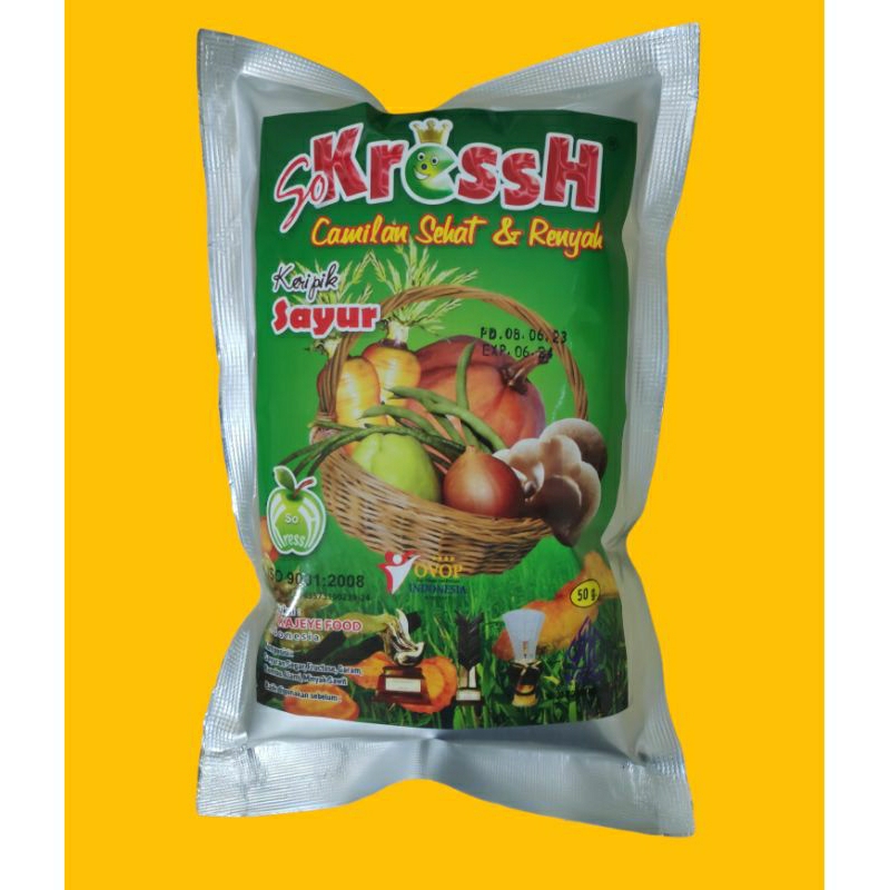 

keripik sayur mix 50gr sokressh