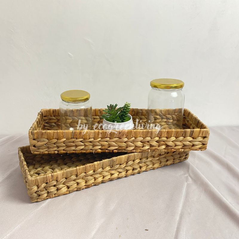 LONG TRAY NAPKIN / BAKI WATERHYACINTH TRAY NAPKIN FOR DESK / TRAY ENCENG GONDOK TATAKAN TOPLES