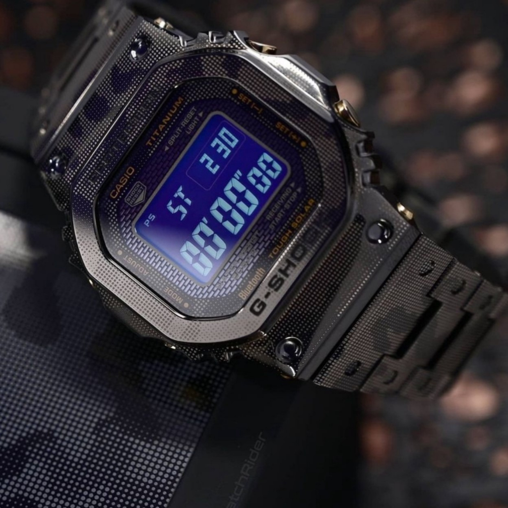 Jam Tangan CASIO G-Shock GMW-B5000TCM-1E Black Army Digital GShock GMW-B5000 Series Full Metal