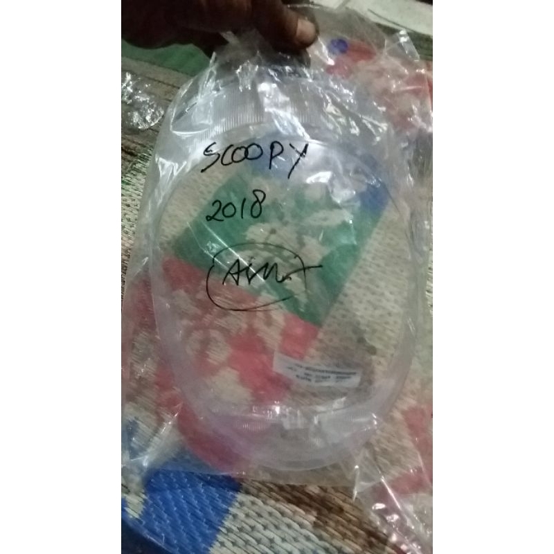Kaca lampu depan scoopy led scopy ring12