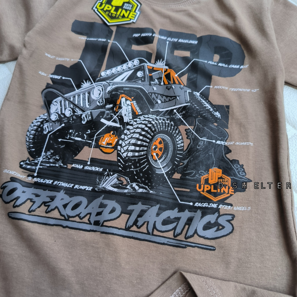 KAOS DISTRO ANAK UPLINE COKSU OFFROAD / D.SHELTER