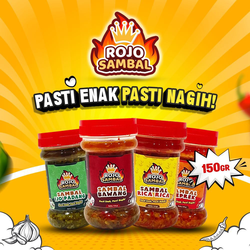 Rojo Sambal - Sambel Bawang Pedas Gurih By Dailyfood