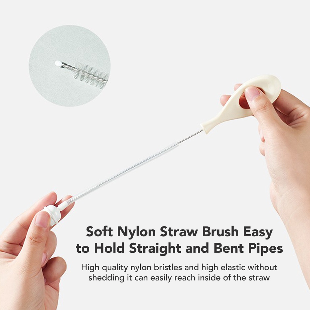 Sakumini Silicone Bottle Brush Sikat Pembersih Botol Sedotan Bayi
