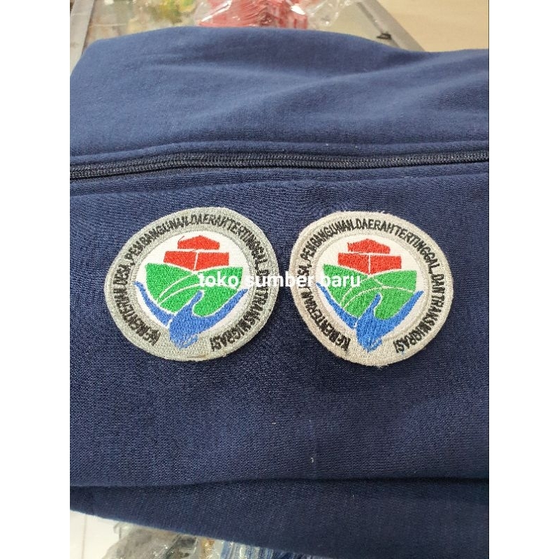 BORDIR LOGO KEMENTERIAN DESA KEMENDES