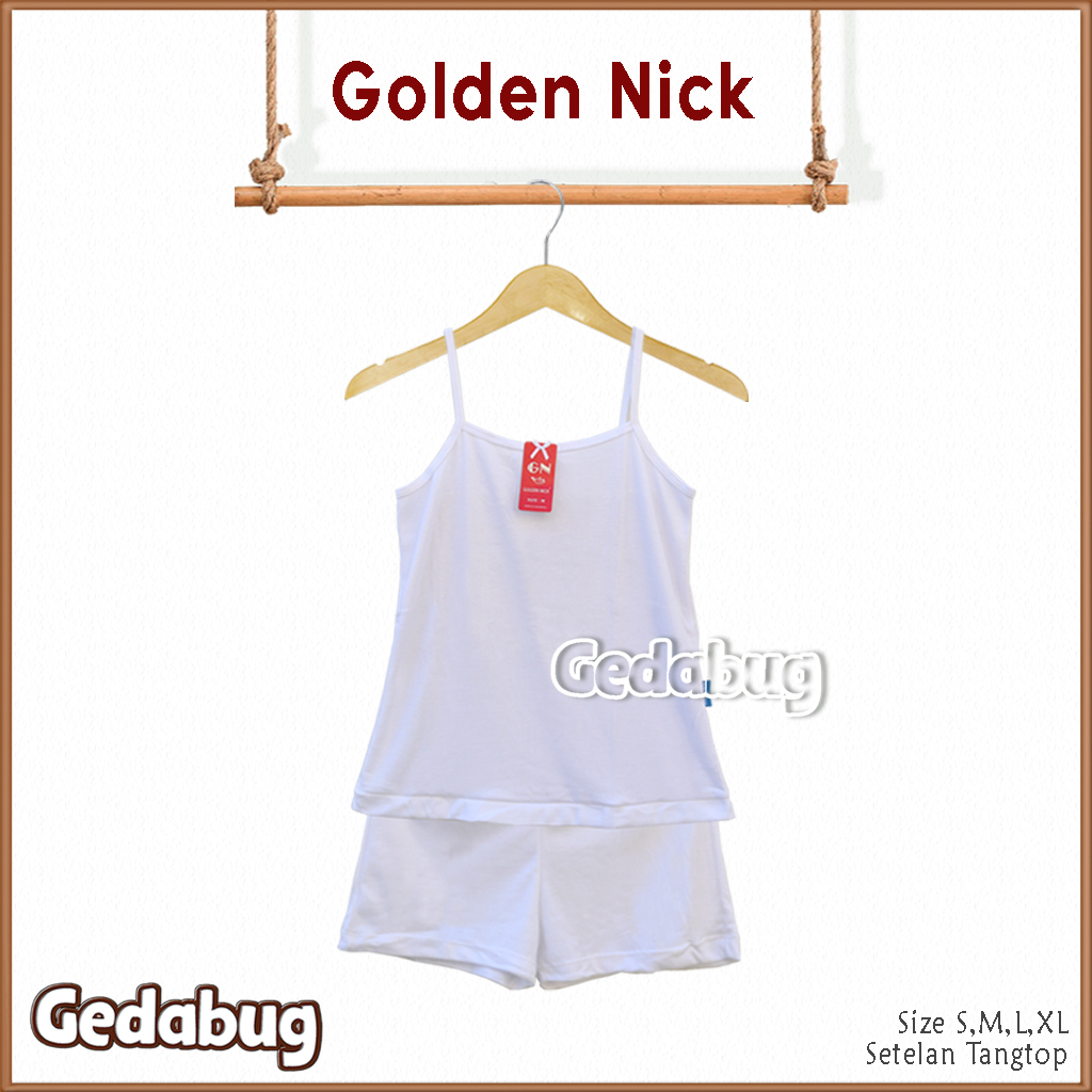 Setelan Tangtop Golden Nick SK 002 Tali KECIL| Setelan Daleman dewasa Tali kecil Lembut | Gedabug