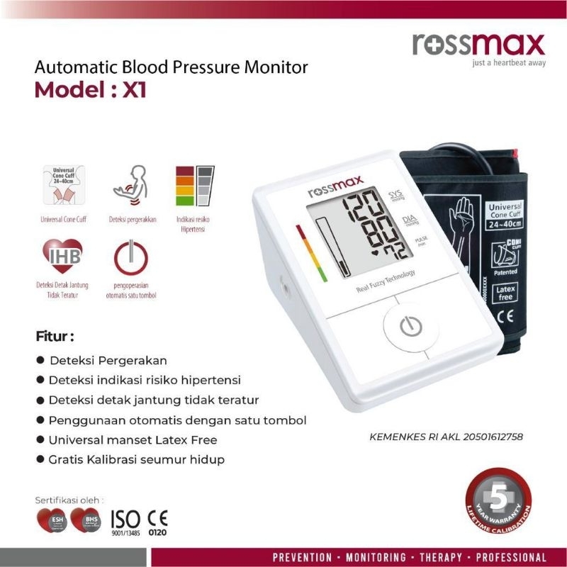 TENSI DIGITAL ROSSMAX X1 GARANSI 5 TAHUN