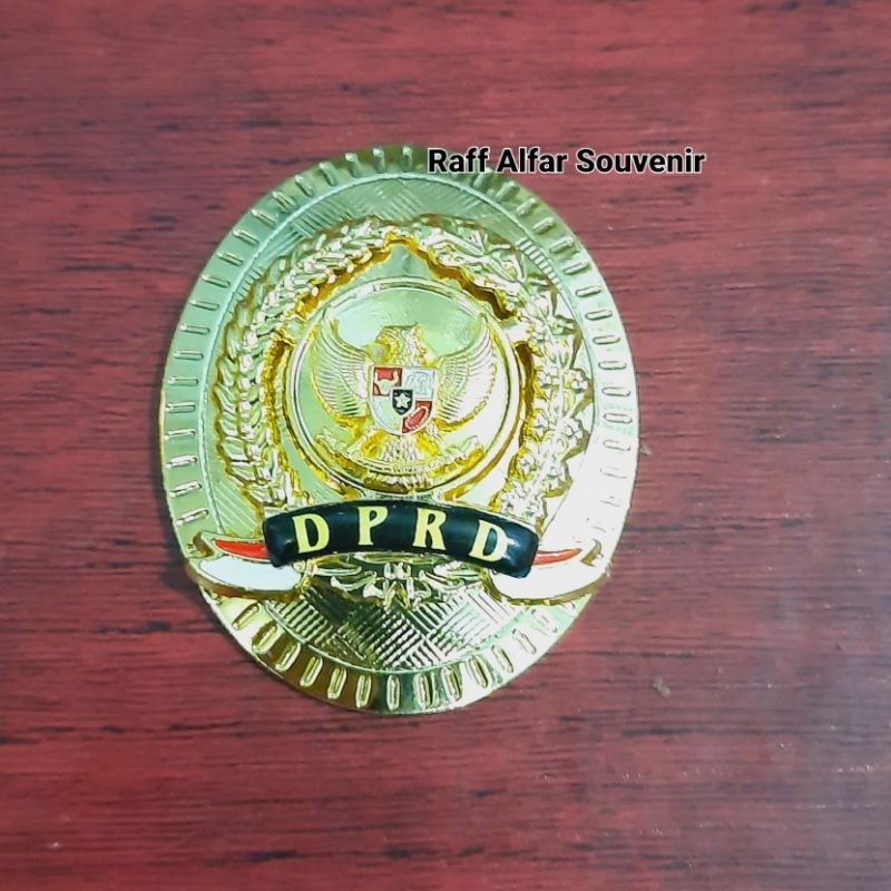PIN DPRD MAGNET - LENCANA DPRD MODEL OVAL MAGNET