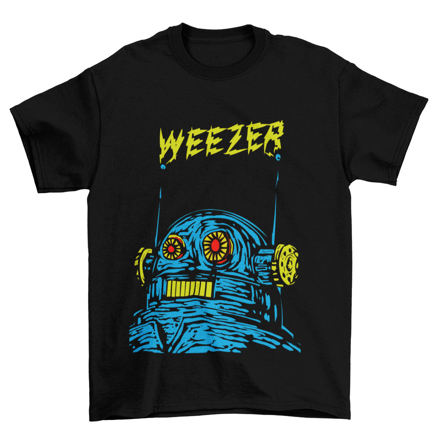 Kaos Band Pria Tomoinc Weezer - Robot
