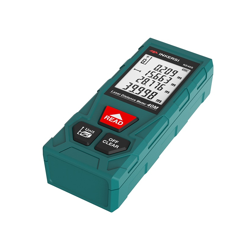 INKERSI Meteran Laser Digital Electronic Accuracy Ruler Infrared 40M - KE40S - Green