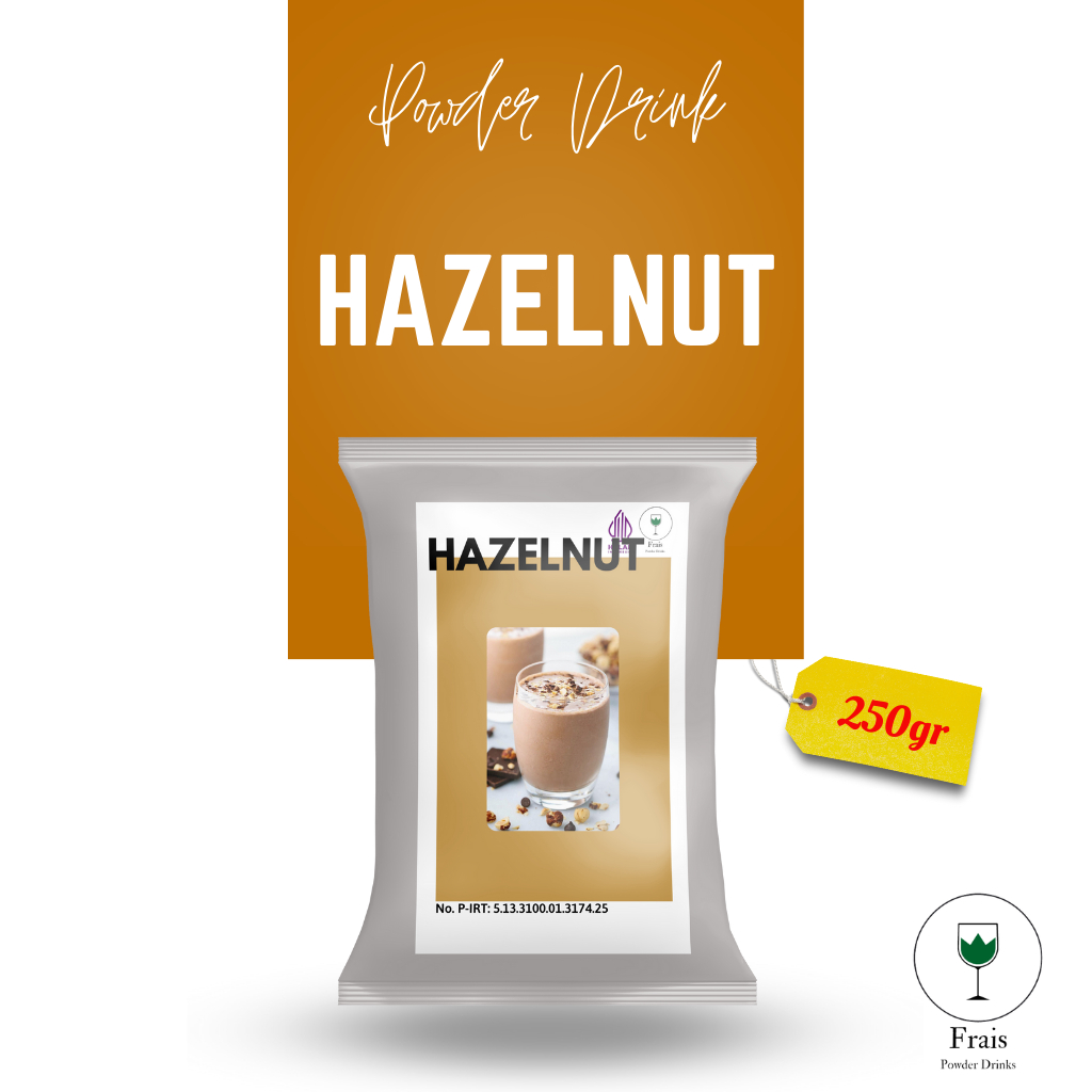 BUBUK MINUMAN RASA COFFEE HAZELNUT 250GR / SERBUK MINUMAN ANEKA RASA / BUBUK MINUMAN KEKINIAN / MINUMAN INSTAN / DRINKS POWDER / SERBUK MINUMAN BOBA