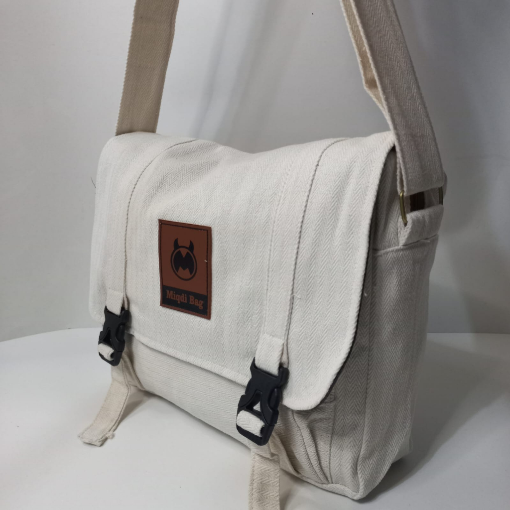 TAS SELEMPANG PRIA WANITA KANVAS TAS SELEMPANG KANVAS TAS MESSENGER TAS KULIAH SLING BAG TAS HANGOUT