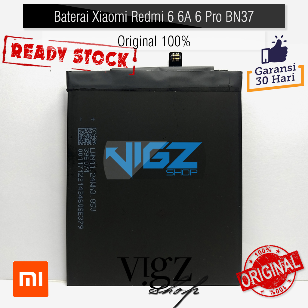 Baterai Xiaomi Redmi 6 6A BN37 Original 100%