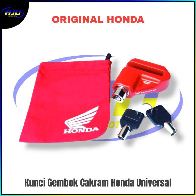 kunci gembok cakram all honda