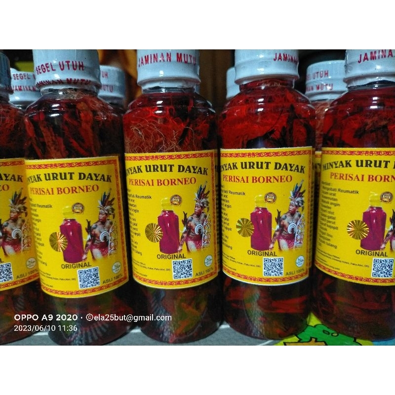Minyak Urut Dayak(Perisai Borneo)
