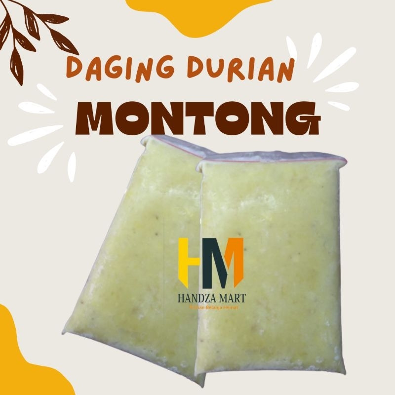 

Daging Durian Montong Manis / Daging Durian Montong Legit / Daging Durian Lokal / Dagdur 1 Kg