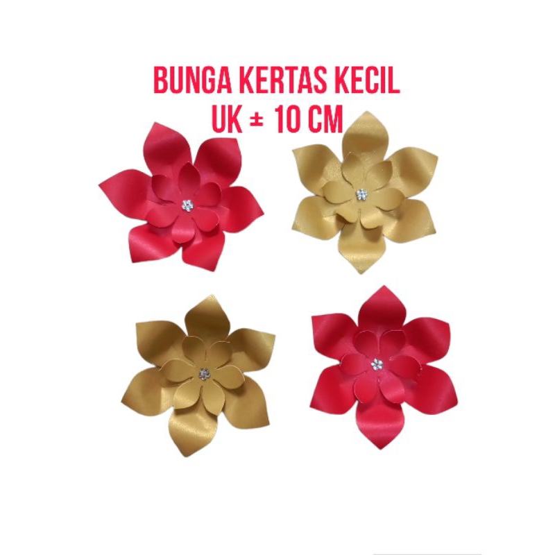 Bunga Kertas Ukuran Kecil/Dekorasi/Backdrop/Kertas Jasmine