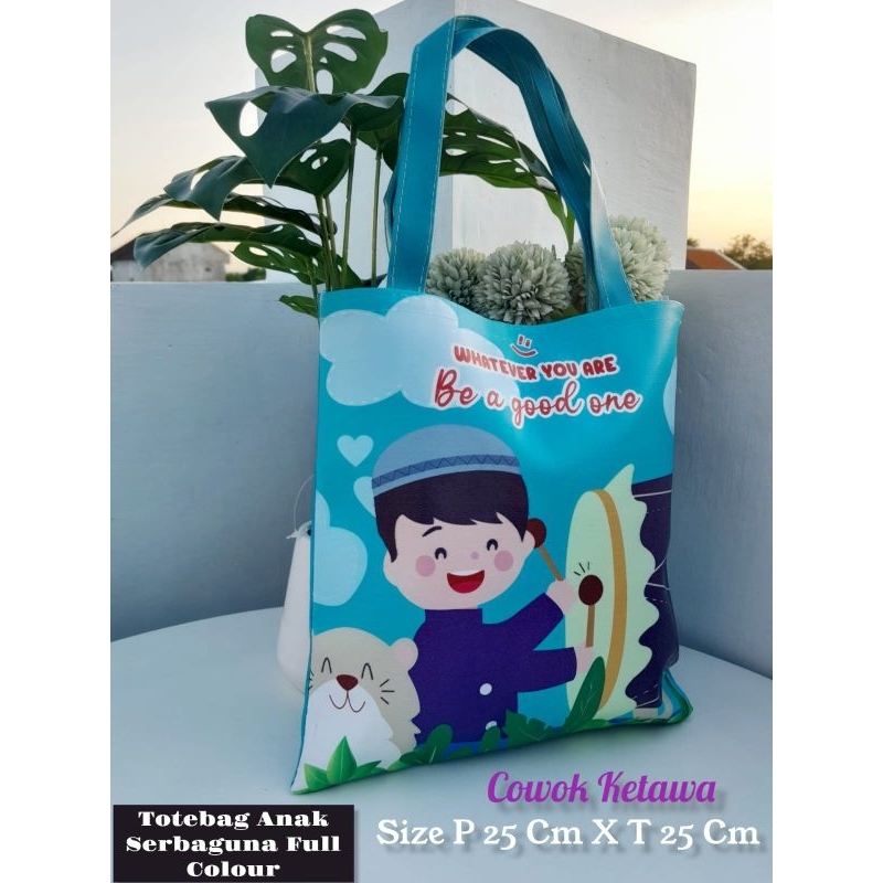 TOTEBAG ANAK SERBAGUNA FULL COLOR PRINTING