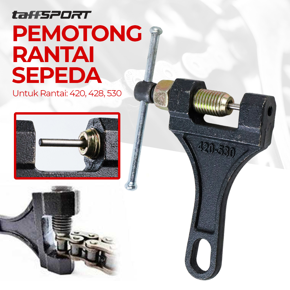 Pemotong Rantai Sepeda Motor Chain Breaker 420 428 530 - HF99268 - Black