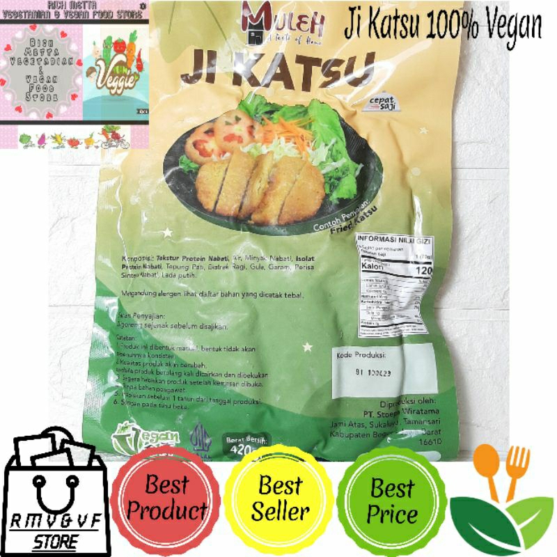 

Veggie Way - Ji Katsu isi 6pcs / Chicken Katsu / Ayam Katsu Nabati Vegetarian Vegan