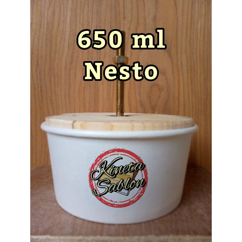 Moulding paper bowl 650ml Nesto