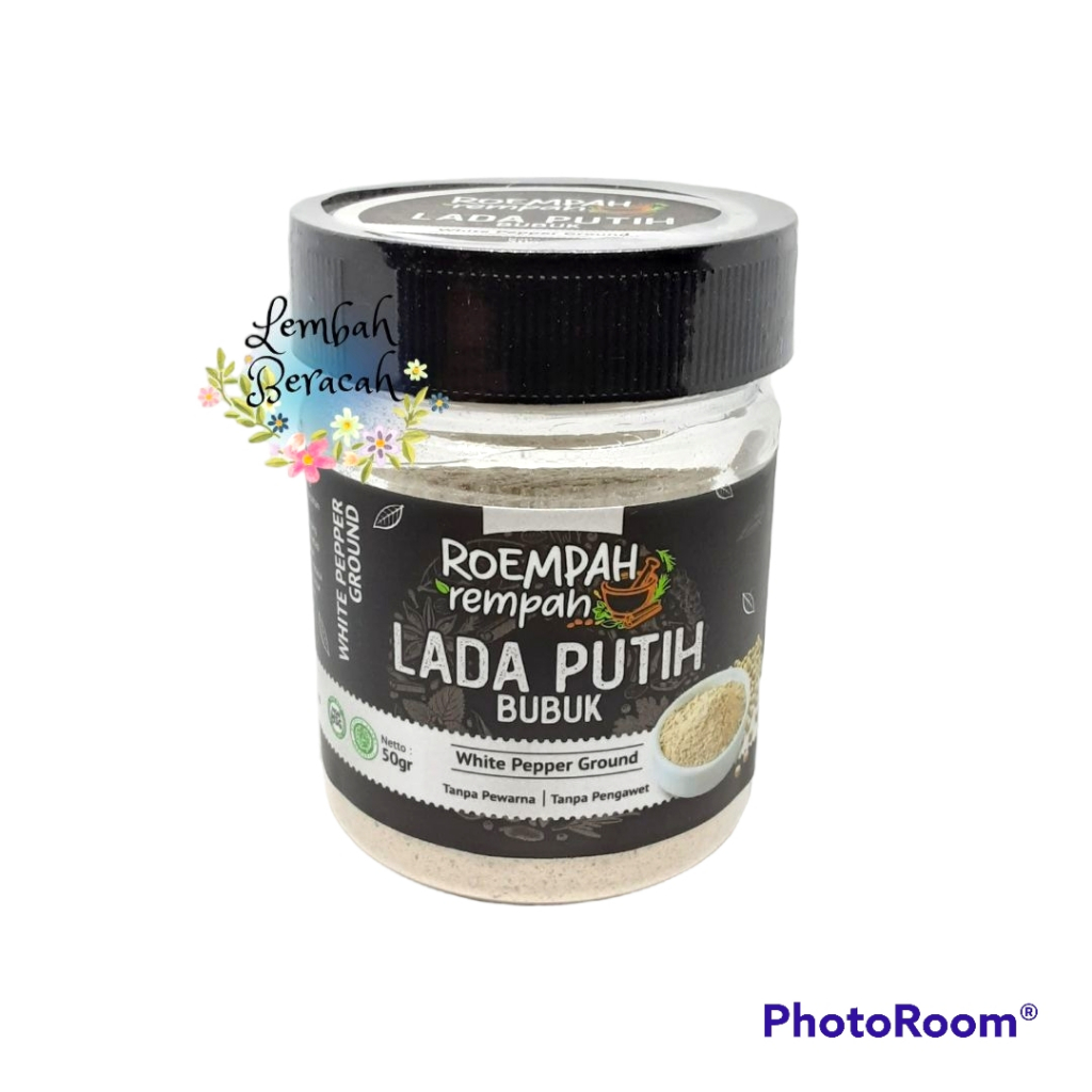 

ROEMPAH REMPAH Lada Putih Bubuk / White Pepper Ground 50gr