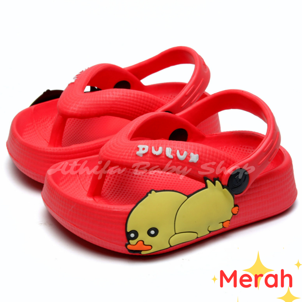 Sepatu Sandal Anak Bayi Perempuan Usia 6 Bulan 1 2 3 Tahun Anak Cowo Balita Spatu Sandal Prewalker Phylon Ringan Sendal Baim Gunung Spon -Dulux 510 Bebek-