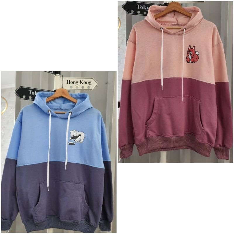 Sweater srigala lucu/sweater fox/sweater cewek lucu/sweater le peti murah