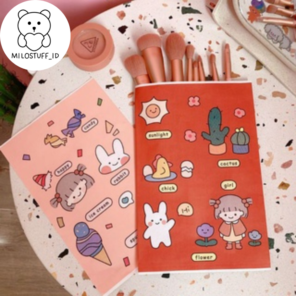 

Paper Bag Serbaguna Lucu Motif Kartun Bear Girl--MS0311