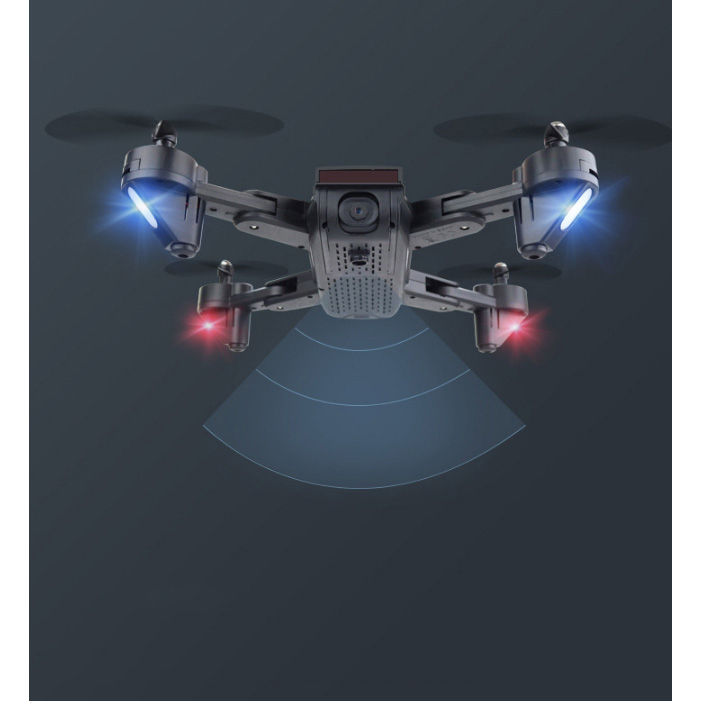 IDM DA MING Quadcopter Drone Selfie WiFi Dual Camera 2MP - DM107S - Black