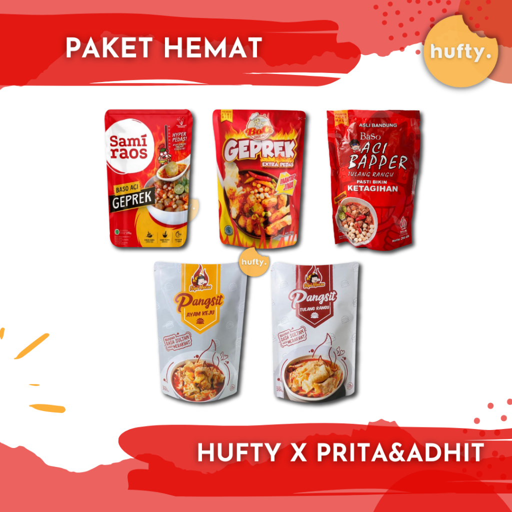 

Paket Tester Produk Hufty Snack X Prita & Adhit