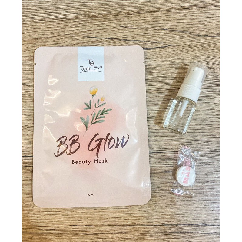 BB GLOW beauty mask masker korea botox masker anti-aging Lviors /trial pack /trial set