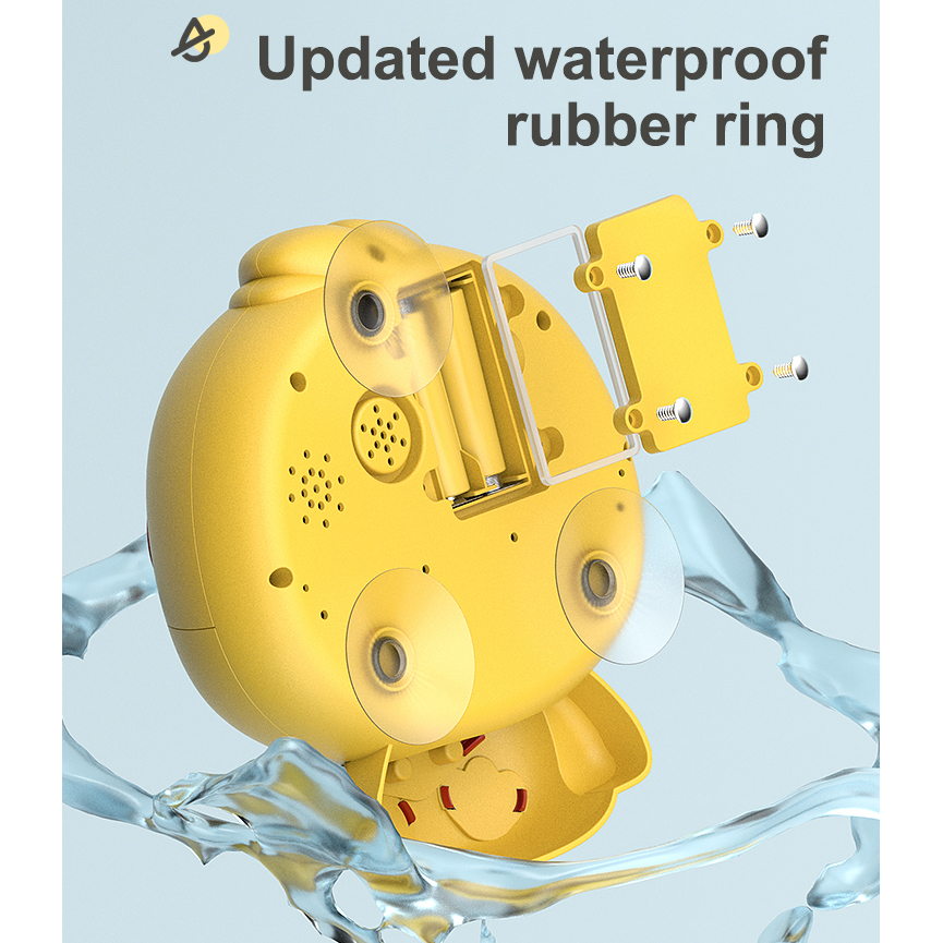 MDS Pembuat Gelembung Sabun Mandi Baby Bath Toys Bubble Machine - 368-10A - Yellow