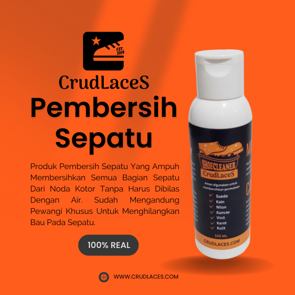 Pembersih Sepatu - Crudlaces Shoe Cleaner