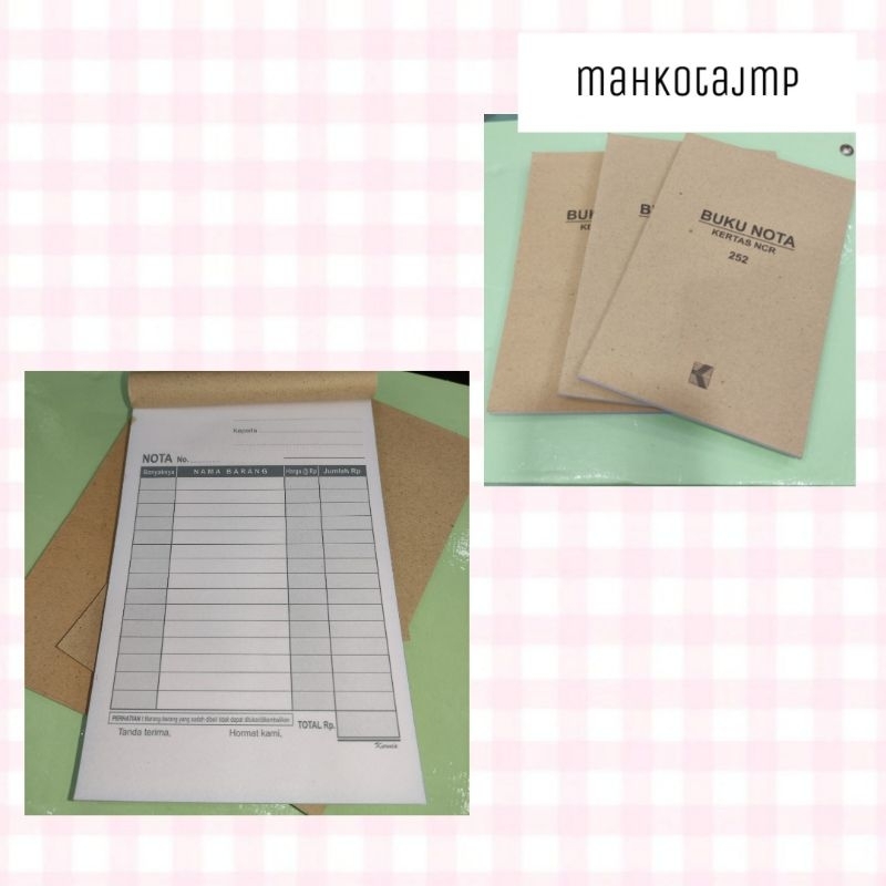 

BUKU NOTA RANGKAP 2 KECIL UKURAN 10X16CM