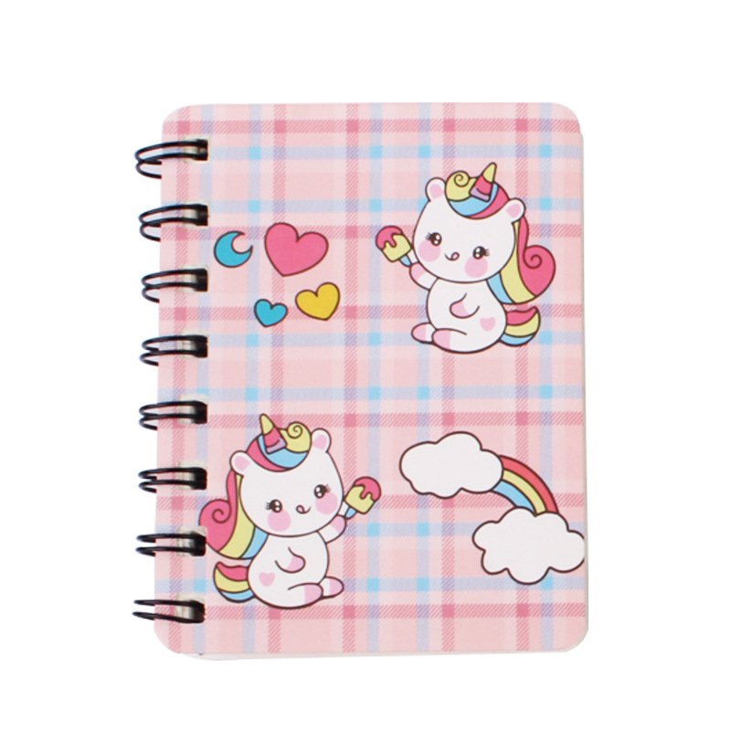 NOTEBOOK RING A7 FULL MOTIF KARAKTER KARTUN LUCU / BUKU TULIS DIARY / BUKU KECIL / NOTEBOOK AESTHETIC