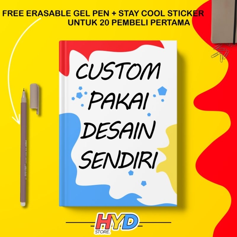 

Notebook A5 Custom Buku Catatan Agenda Diary Journal Aesthetic